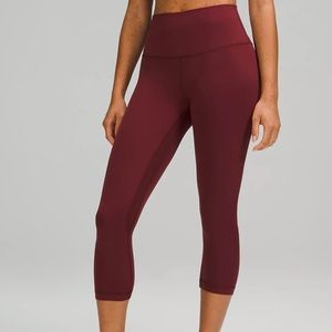 {Lululemon} Align 21 Inch High-Rise Crop Leggings